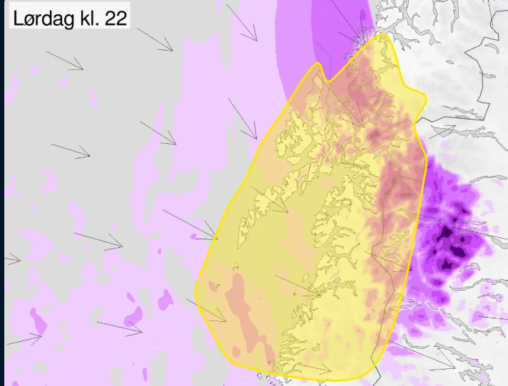 Farevarsel, Vær | Uvær er på vei: Kraftige vindkast utover ettermiddagen - Fremover