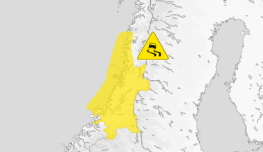 Gult farevarsel, Værmelding | Gult farevarsel: Overgang til mildvær gir is som kan være vanskelig å se