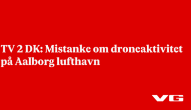 Mistanke om droneaktivitet på Aalborg lufthavn