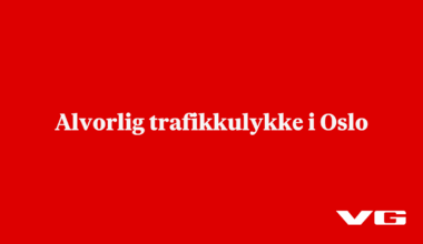 nå: Alvorlig trafikkulykke i Oslo - VG