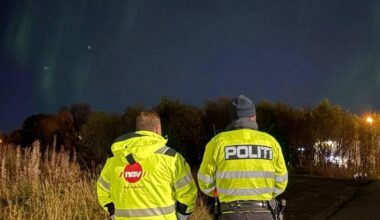 Kontroll av nordlysturismeoperatører i Tromsø