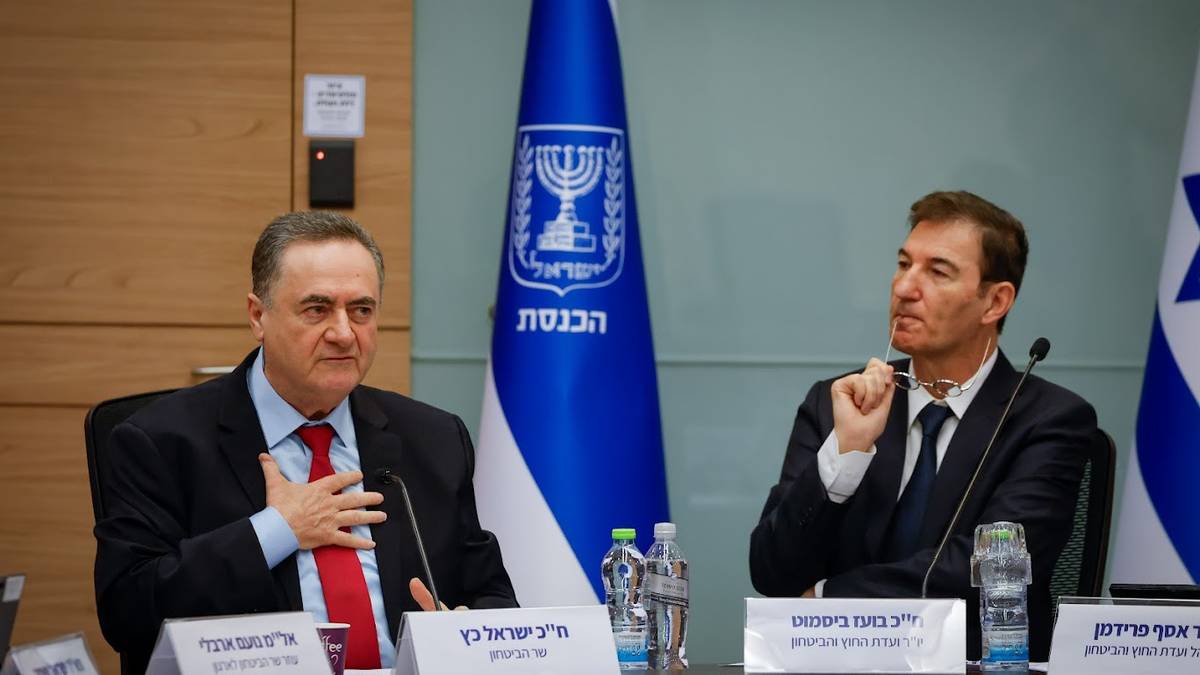 Israels forsvarsminister Israel Katz og Boaz Bismuth