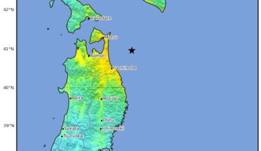 Tsunami­varsel i Japan etter jordskjelv