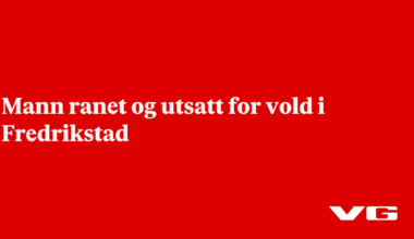 Mann ranet og utsatt for vold i Fredrikstad