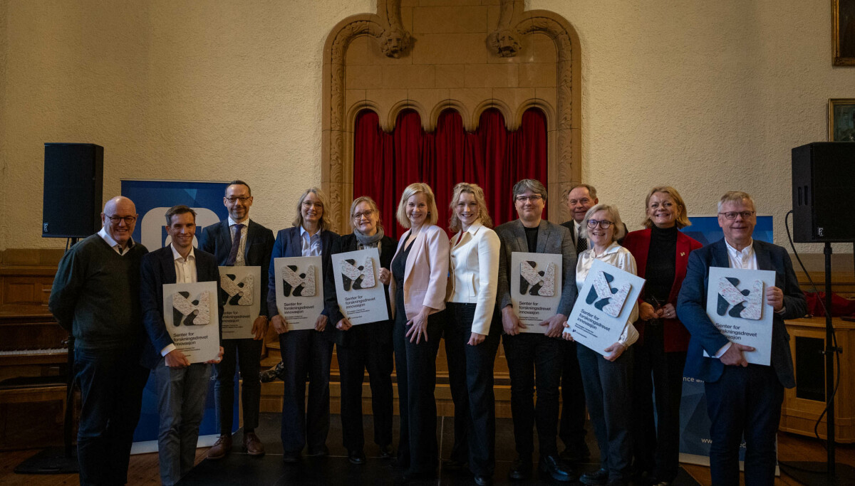 Åtte sentre får 768 millioner til innovasjon