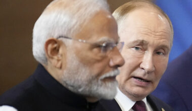 Hviler en uro i bakgrunnen før Putins India-besøk