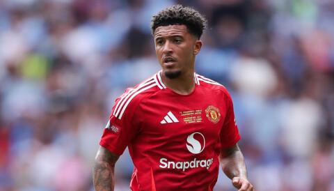 Jadon Sancho i Community Shield, 10. august 2024.