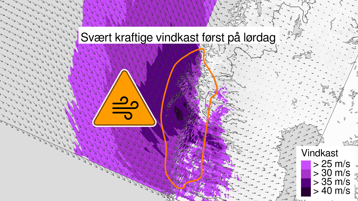 Vær, Uvær | Hold på hatten - det varsles om kraftig uvær på Helgeland og Saltfjellet lørdag - Rana Blad