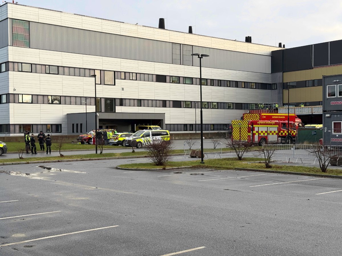 Sykehuset Østfold Kalnes, Brann | Sykehuset Østfold, Kalnes: Evakuerte sykehuset etter gasslekkasje