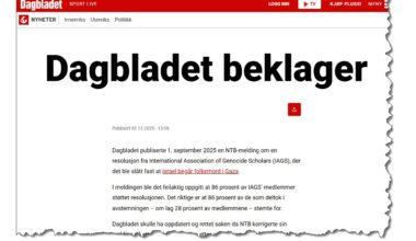 Etter MIFFs klage ber Dagbladet om unnskyldning - Med Israel for fred (MIFF)