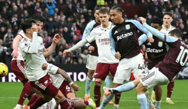 Buendia senket Arsenal fire minutter på overtid