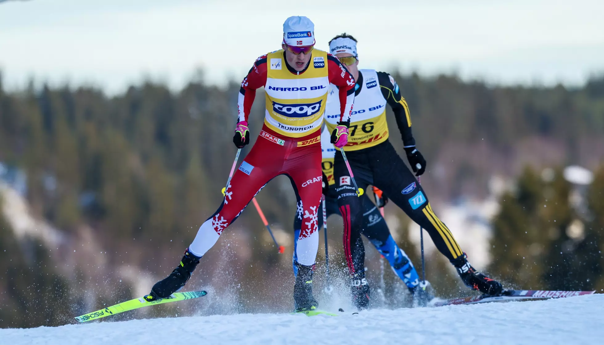 NUMMER SJU: Johannes Høsflot Klæbo. Foto: Geir Olsen/NTB