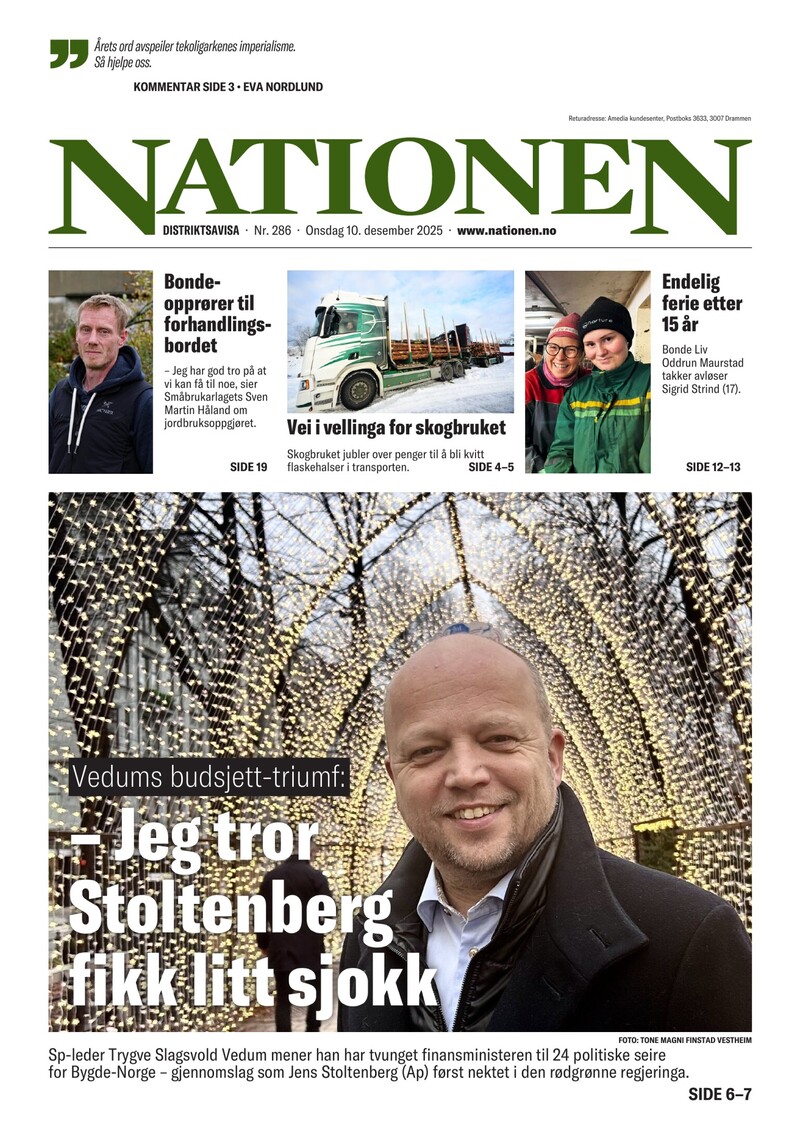 Forsiden til siste Eavis.