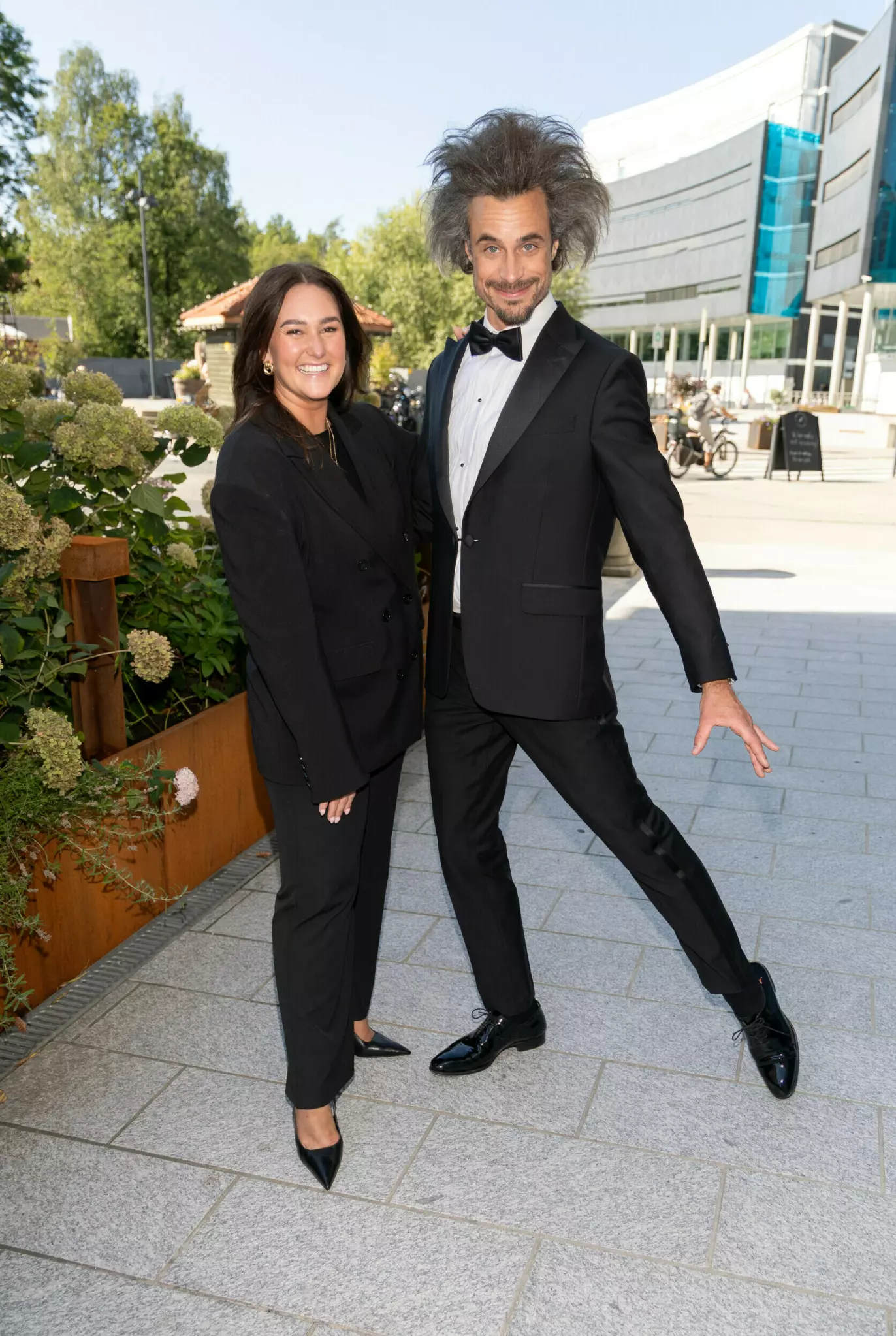 SLÅR TIL: I semifinalen skal Viggo og Rikke blant annet danse en engelsk vals. Foto: Andreas Fadum / Se og Hør