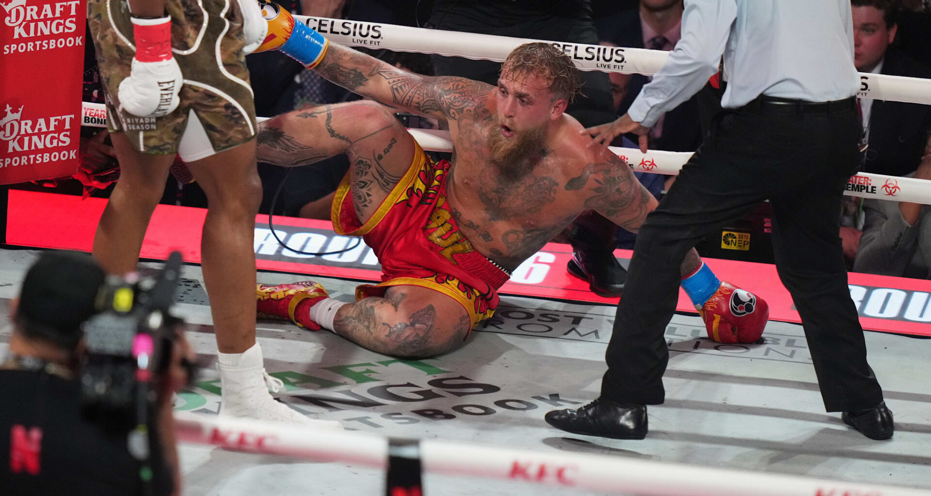 Jake Paul tapte mot Anthony Joshua – bekrefter kjevebrudd