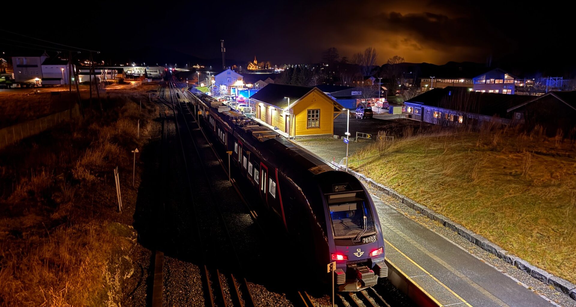 Levanger, Ulykker og hendelser | Brann i persontog – passasjerer ble evakuert