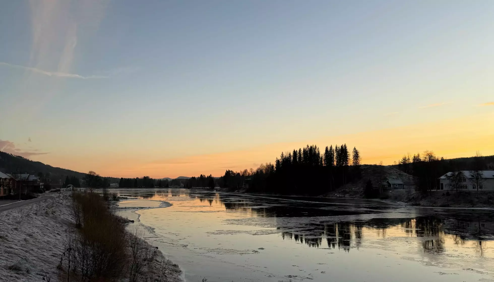 SENTRUM: Det er lite snø i Trysil sentrum. Foto: Renate Karlsmoen / Dagbladet
