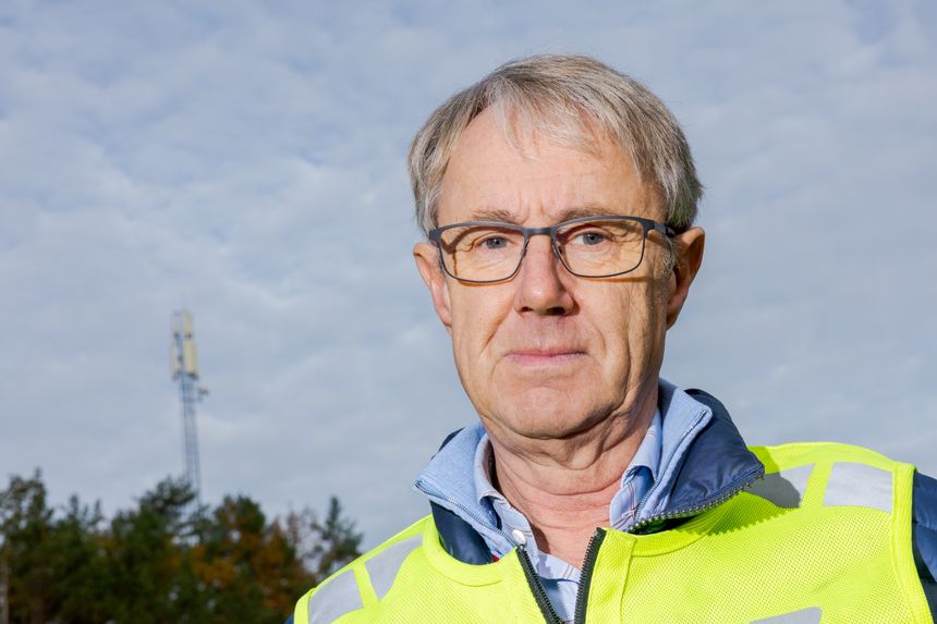 – Viser hvor sårbart samfunnet er ved ekstremvær, sier dekningsdirektør Bjørn Amundsen i Telenor som opplevde at en stor andel av basestasjonene falt ut grunnet manglende strøm. Foto:  Arash A. Nejad