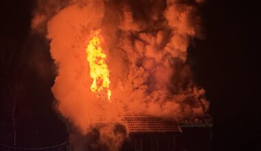 Brann, Høyenhall | Kraftig brann i enebolig