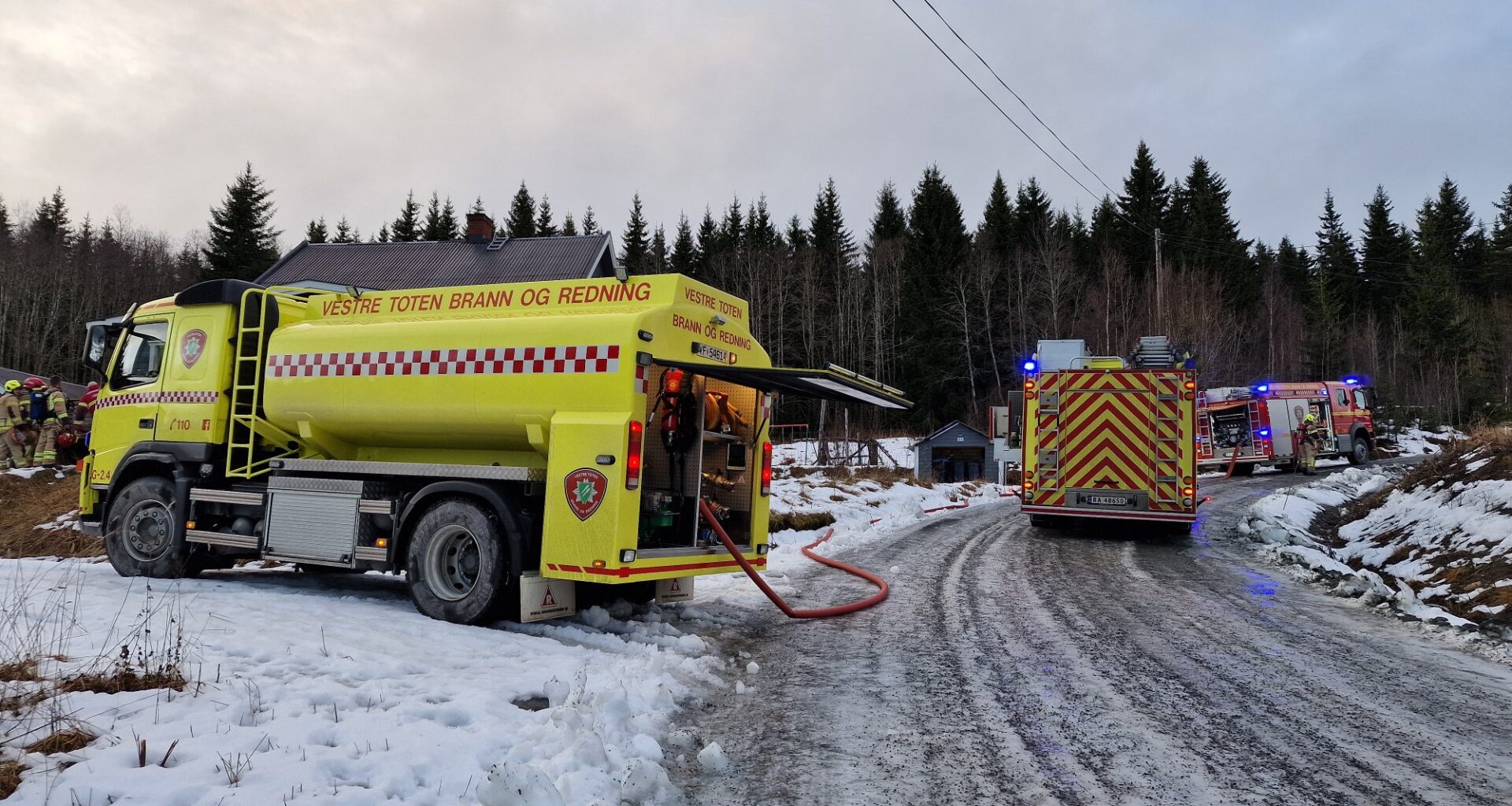 Vestre Toten, Brann | Røykutvikling i enebolig
