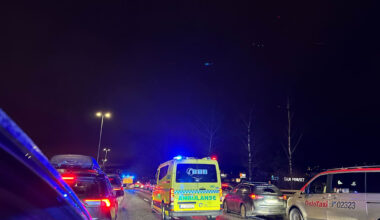 E6 delvis stengt etter trafikkuhell