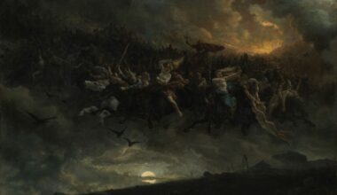 Natten der dyrene snakket og de døde vandret