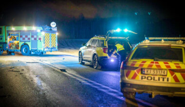 Alvorlig trafikkulykke mellom vogntog og personbil på E16