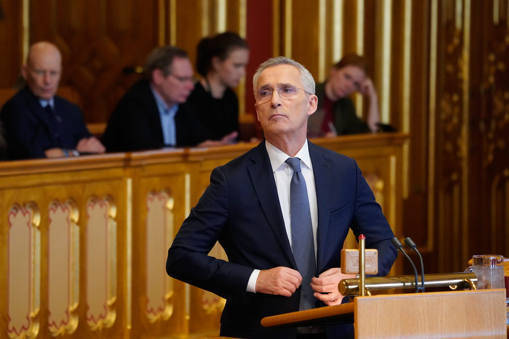 Finansminister Jens Stoltenberg. 