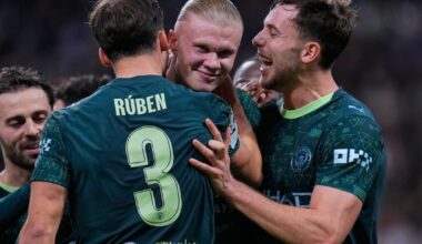 Erling Braut Haaland scoret mot Real Madrid