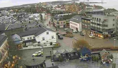 Knivran i forretning i Larvik sentrum