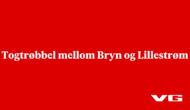 Tog innstilt mellom Bryn og Lillestrøm