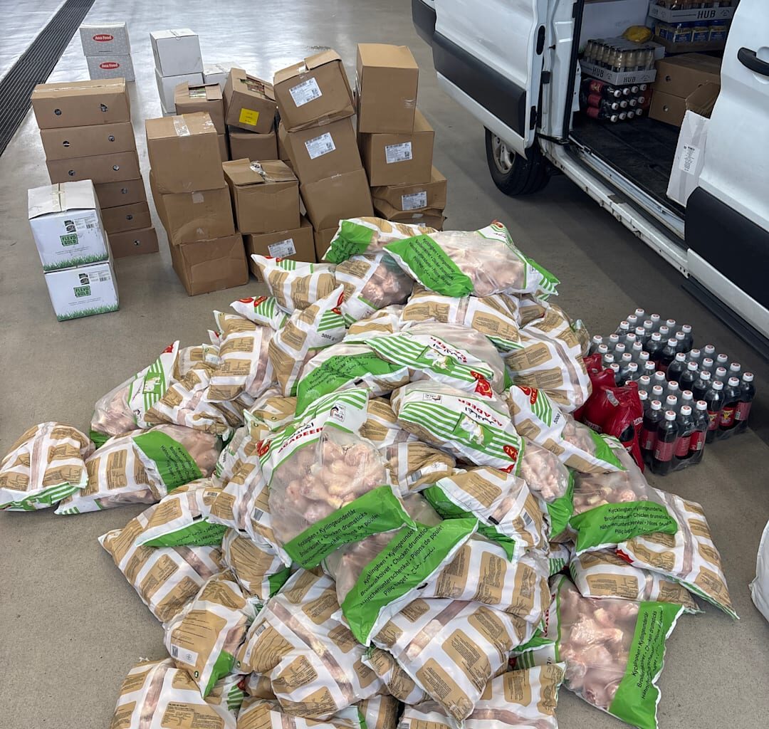 Tollerne tok beslag i 1,2 tonn kjøttvarer