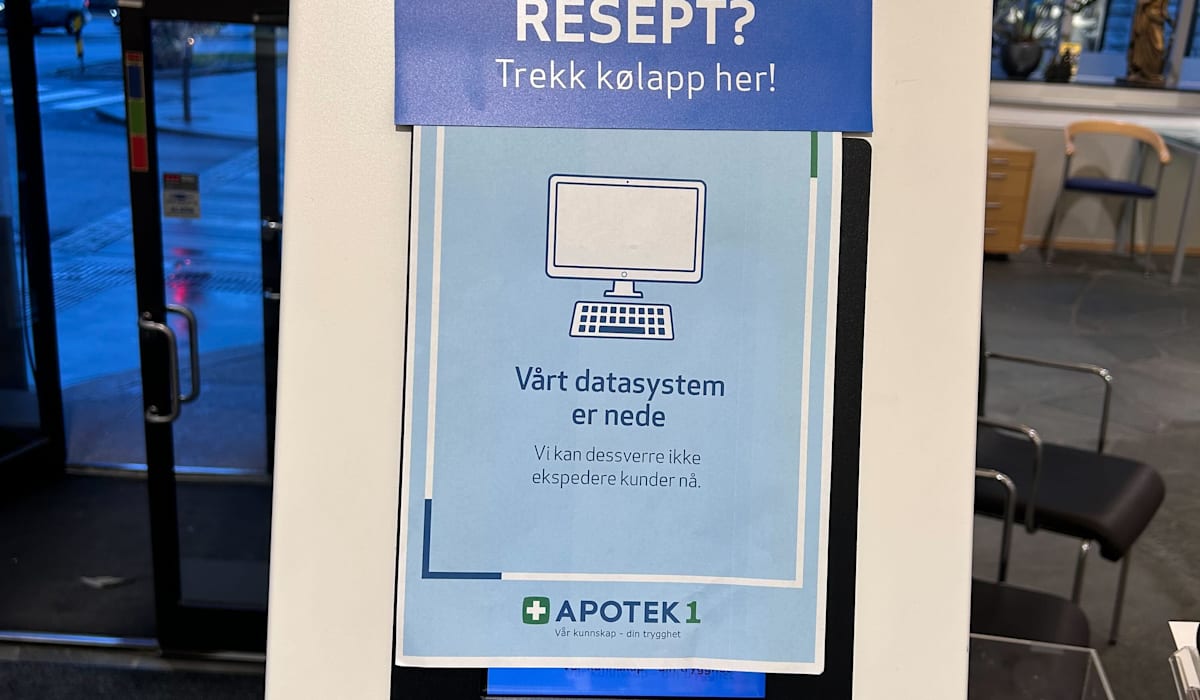 IT-systemer hos apote­kene er nede