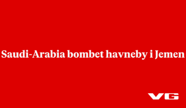 Saudi-Arabia bombet havneby i Jemen