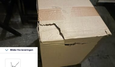 Budsjåfør fra PostNord leverte pakke med skadet emballasje – kvitterte for mottak selv