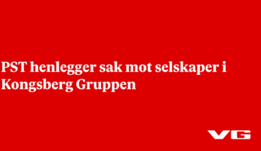 PST henlegger sak mot selskaper i Kongsberg Gruppen