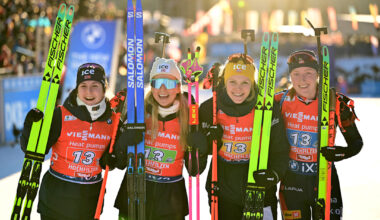 Norge tok 2. plassen på stafetten i Hochfilzen – Sverige suverene