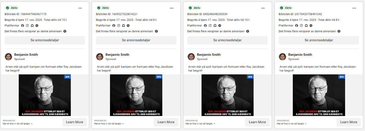 Mange av annonsene bruker kjente profiler, for eksempel Hallgeir Kvadsheim fra Luksusfellen, til å lure folk, ifølge MBL.
