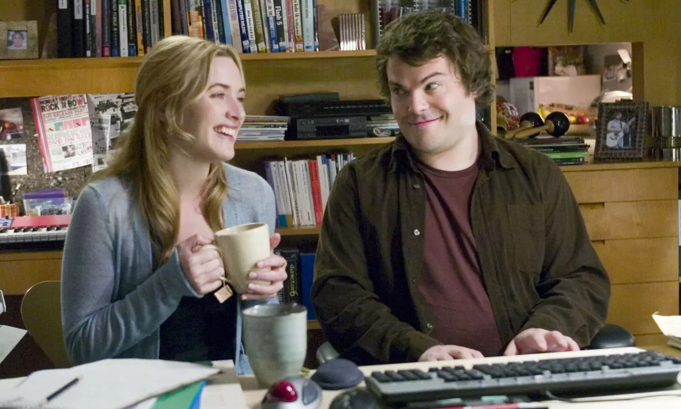 GOD KJEMI: - Tro meg, det er ikke vanskelig å forelske seg i Jack Black. Ikke i det hele tatt, fortalte Kate Winslet i et intervju med Hollywood Archives. Foto: Snap Stills/NTB