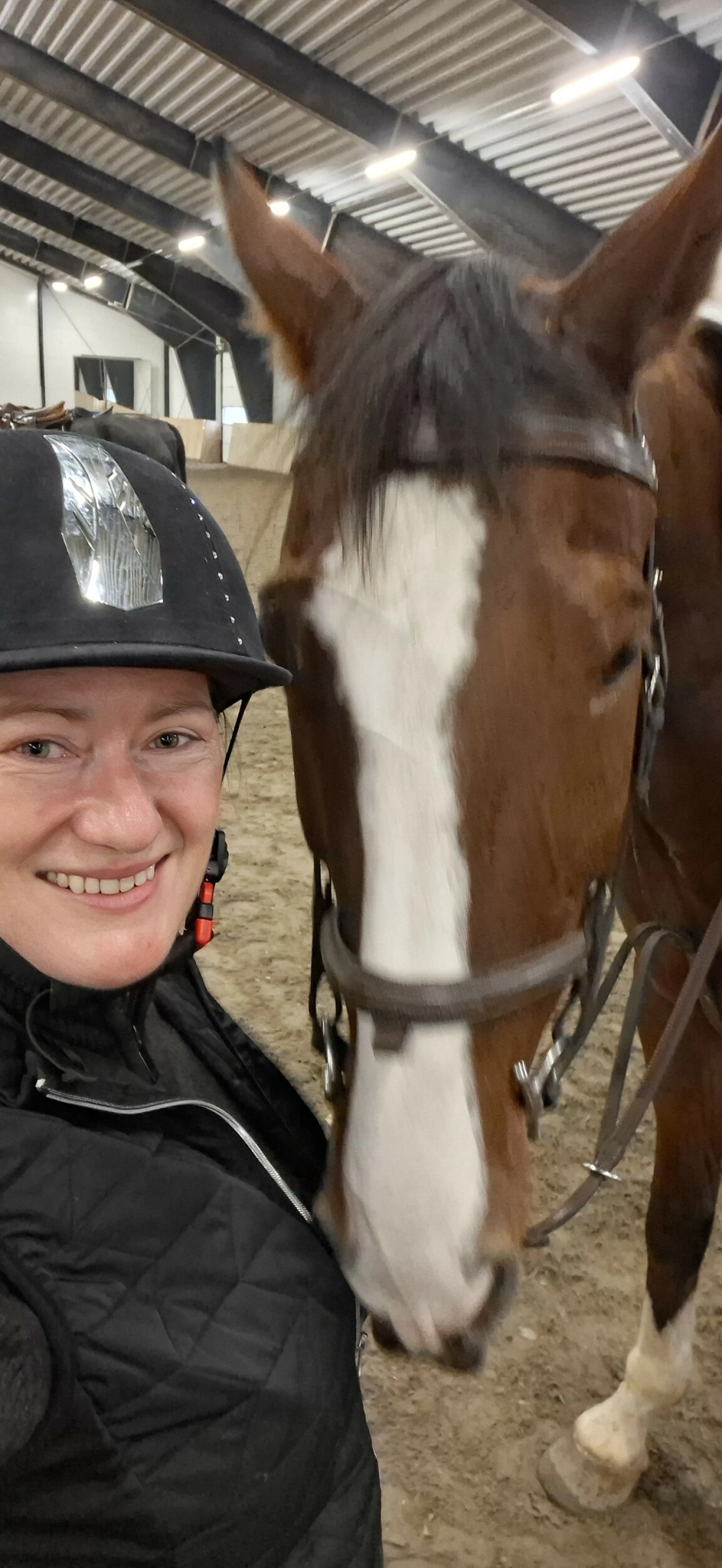 - Jeg og hesten IDK, også kalt I don't know. FOTO: Privat