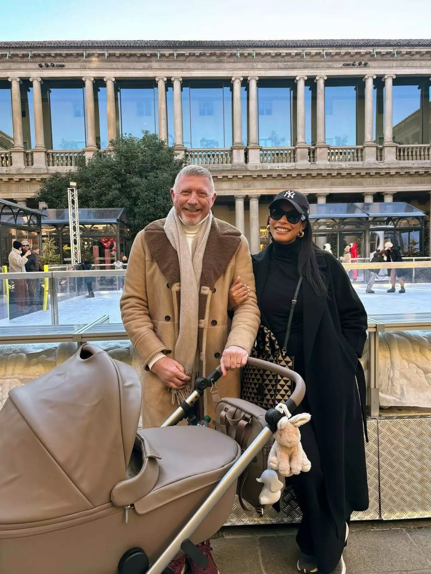 NY TID: Lille Zoe er Boris' femte, men konas første barn. Det er også parets første fellesbarn. Foto: Skjermdump fra Instagram/@borisbecker