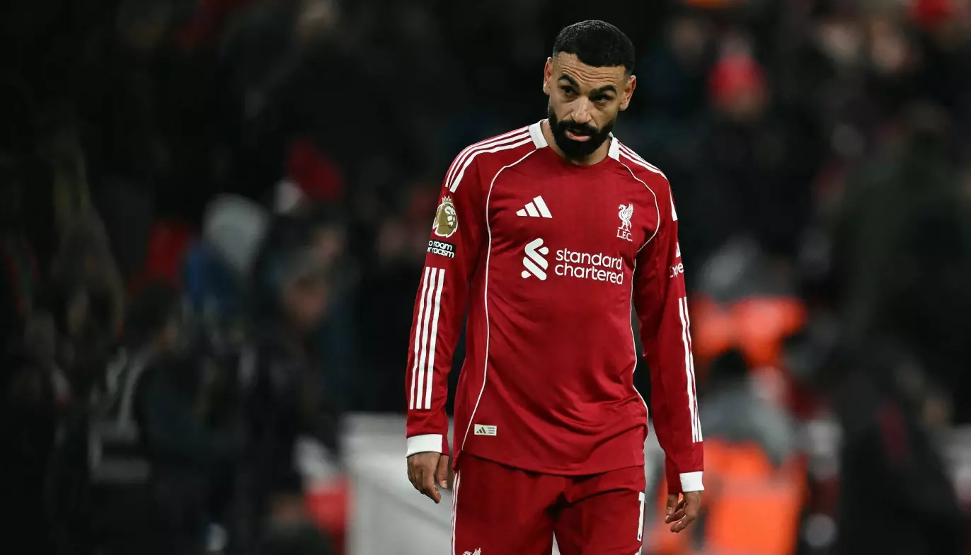 PÅ BENKEN: Stjernespiller Mohammed Salah startet på benken under onsdagens kamp mot Sunderland. Foto: AFP / NTb