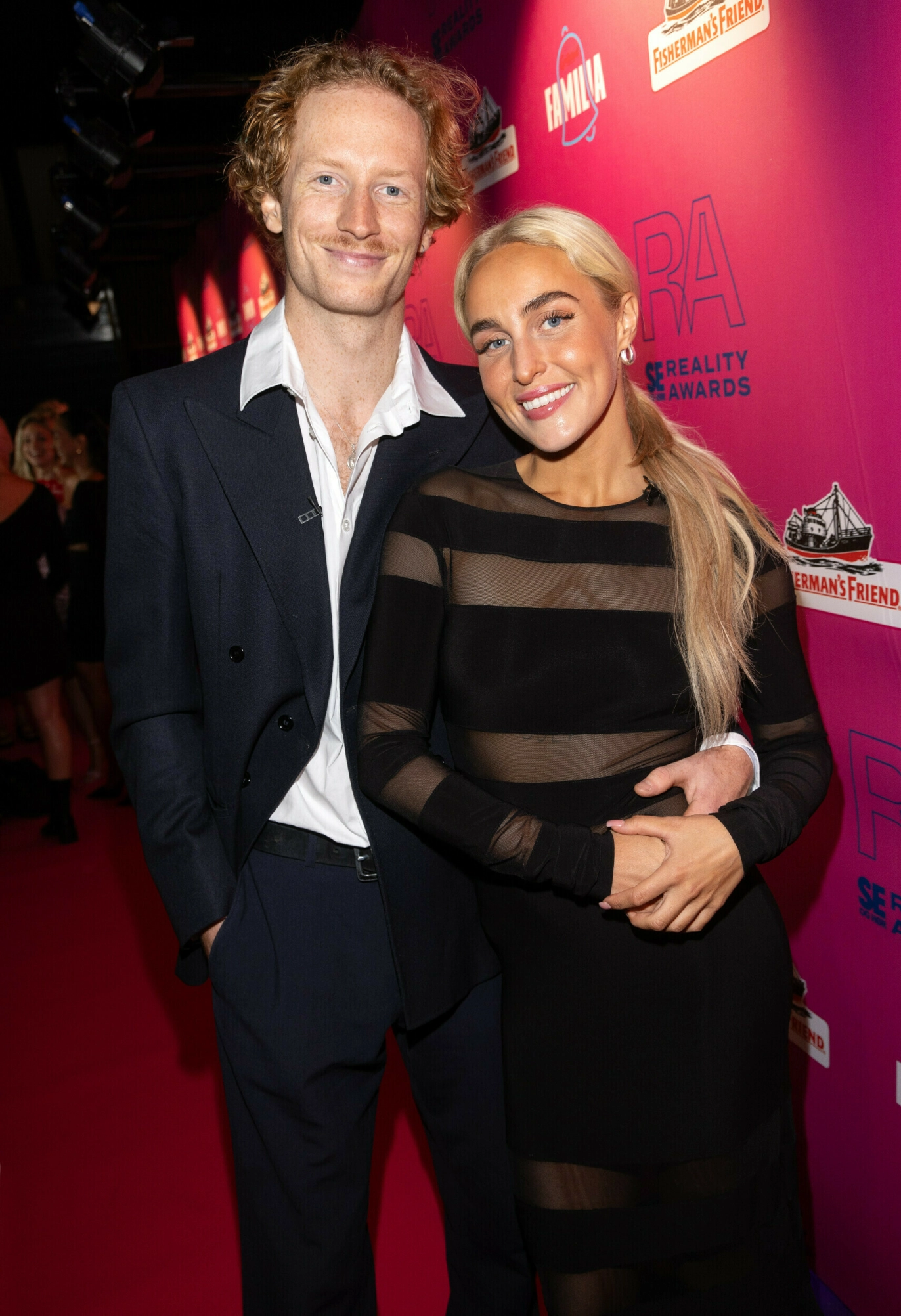 PAR: Øyunn tok med seg kjæresten Ådne Birkeland på Reality Awards i fjor. Foto: Andreas Fadum / Se og Hør