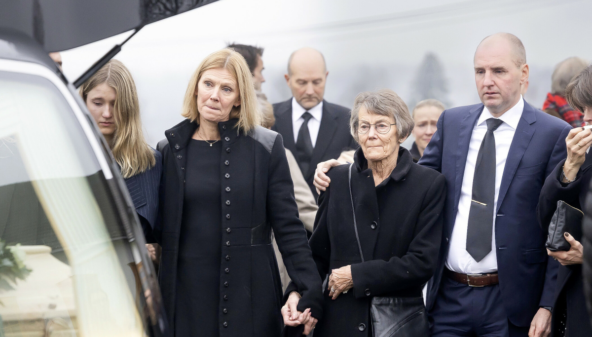 Familien tok et siste farvel med Odd Martinsen