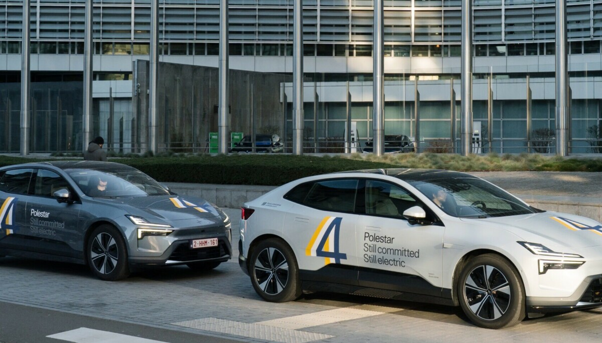 Polestar demonstrerte mot EU - vil ha bort bensin