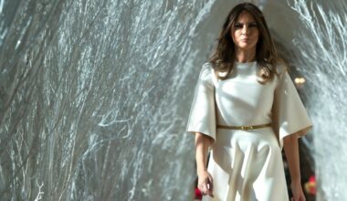 Melania Trumps julepynt i Det hvite hus gjennom årenes løp