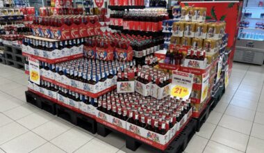 Snart tomt for Hamar og Lillehammer julebrus på glassflaske