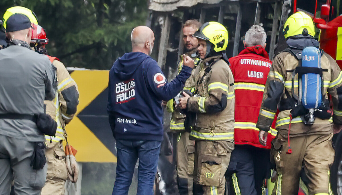 Havnet midt i dramaet: - Måtte jage folk bort