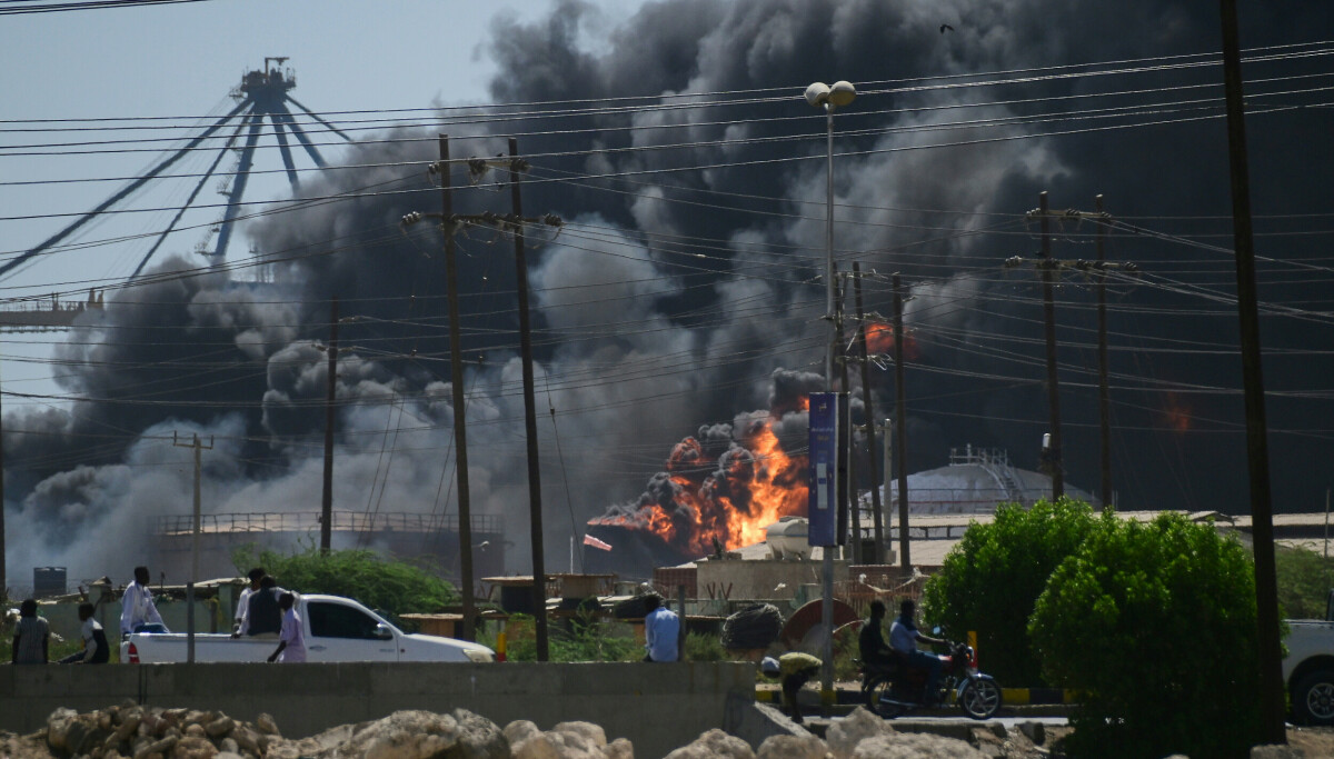 – En ødelagt by full av lik