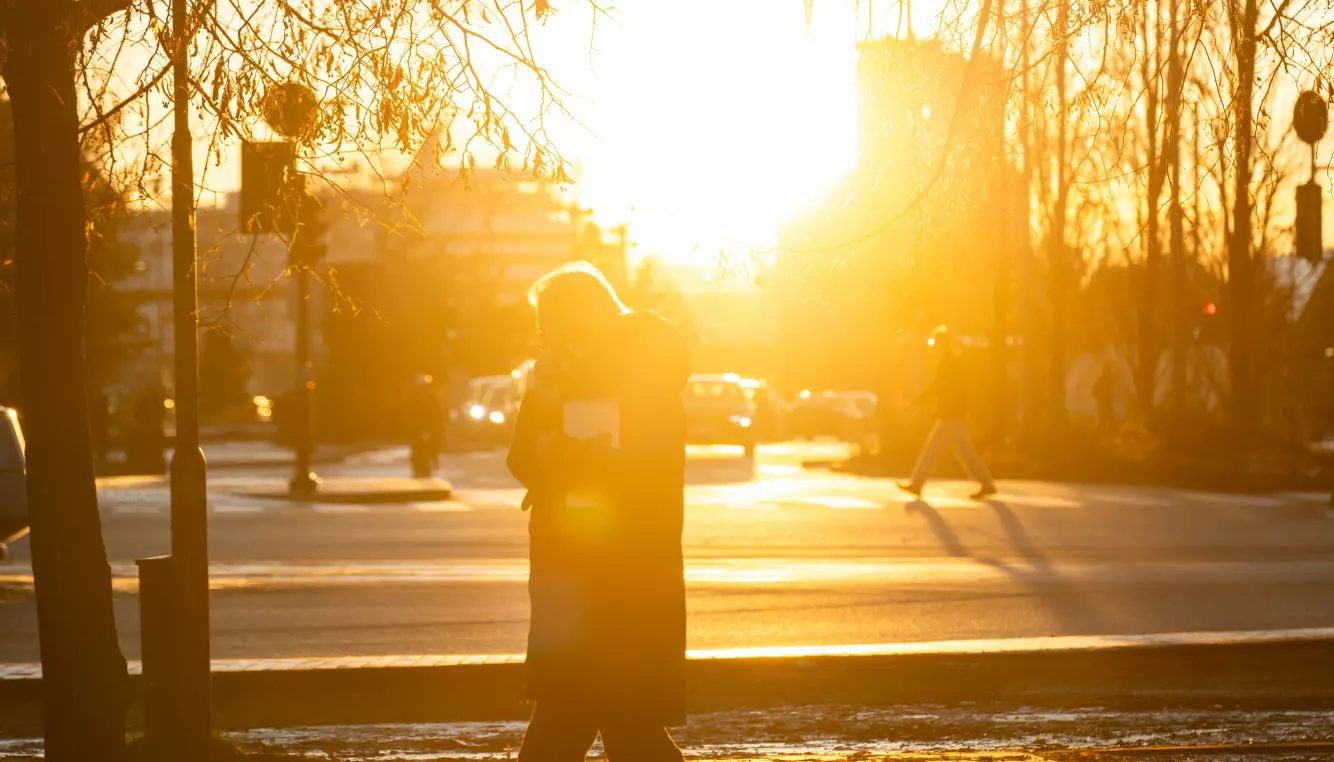INGEN HVIT JUL: Det er lite snø i Oslo på julaften. Foto: Thomas Fure / NTB